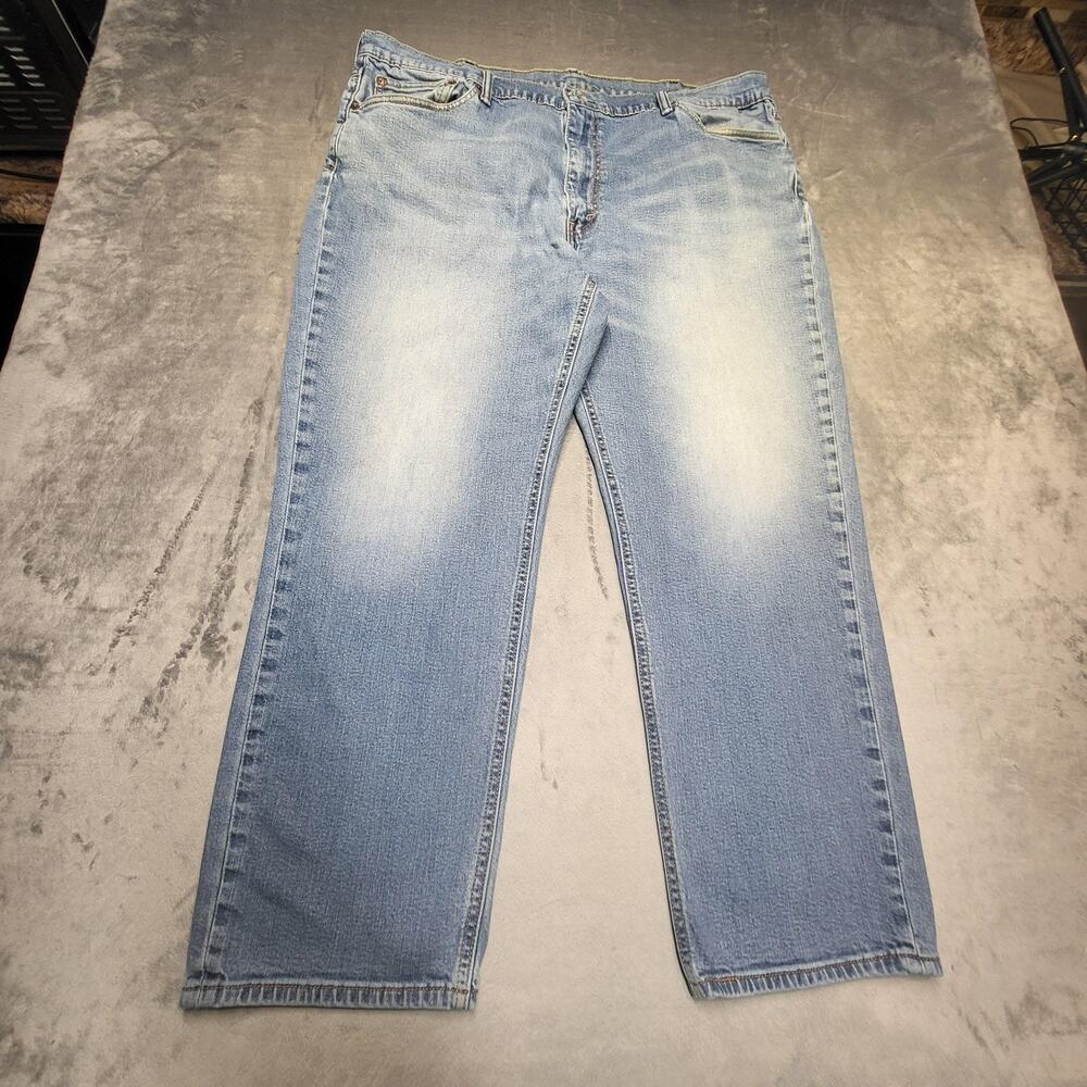 Levis 541 Jeans Mens 42x29 Blue Athletic Tapered Leg Denim Stretch